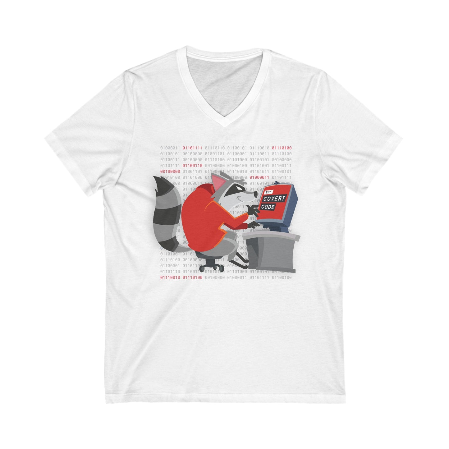 Unisex Jersey Short Sleeve V-Neck Tee