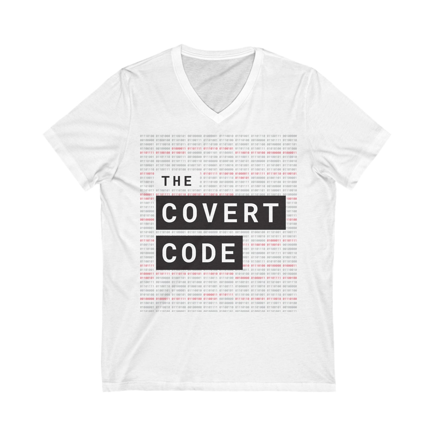 Covert Unisex Jersey Short Sleeve V-Neck Tee